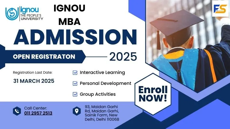 IGNOU MBA Admission 2025 Online Application Process