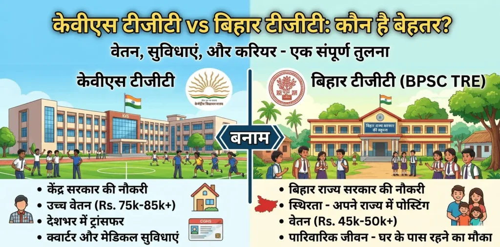 Kendriya Vidyalaya (KVS) teacher family quarter facility mein rehne wale sadasya jaise pati-patni, bacche aur mata-pita.